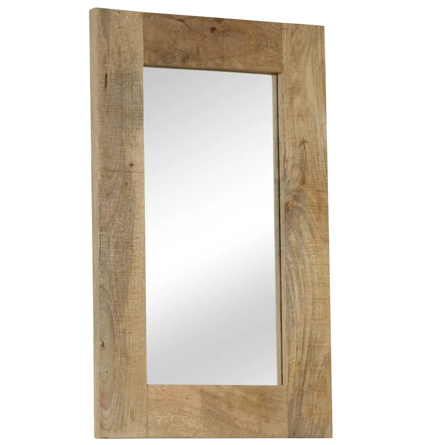 Miroir Bois de manguier massif 50 x 80 cm - 9