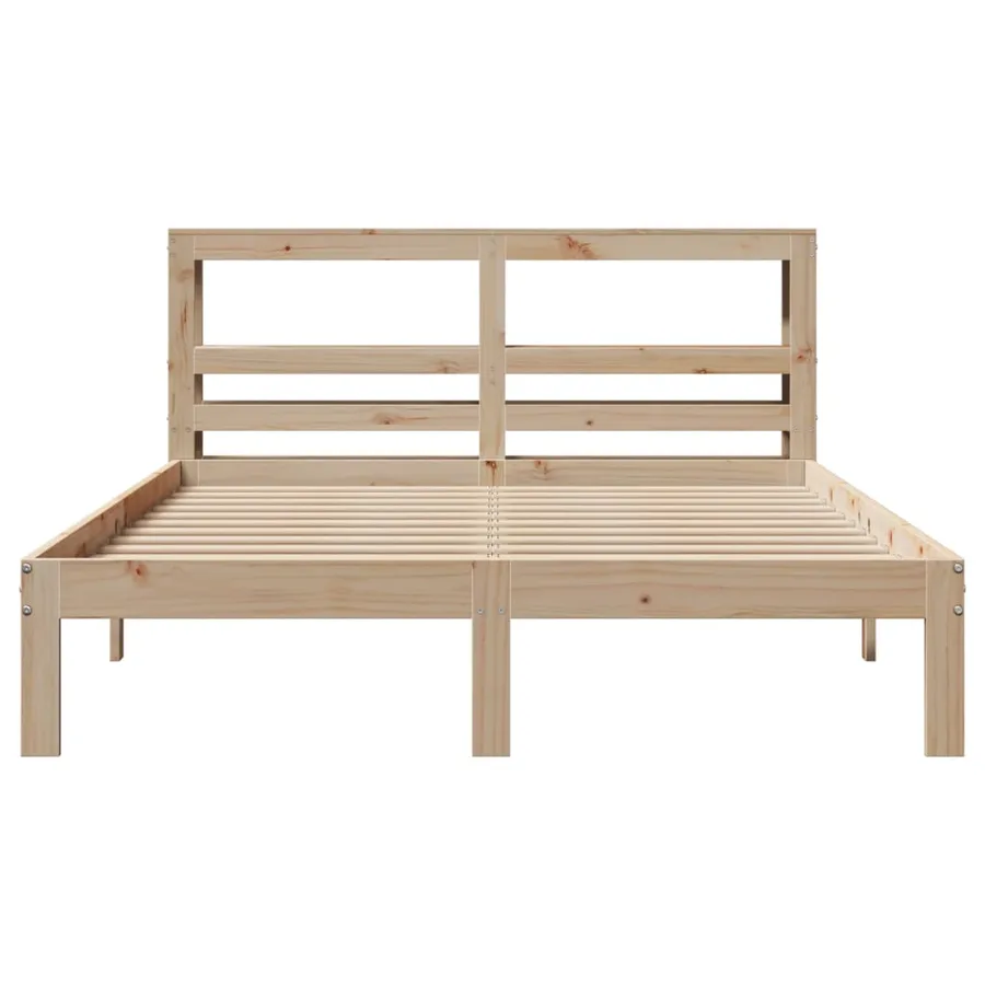 Cadre de lit avec tête de lit sans matelas 140x190 cm - 4