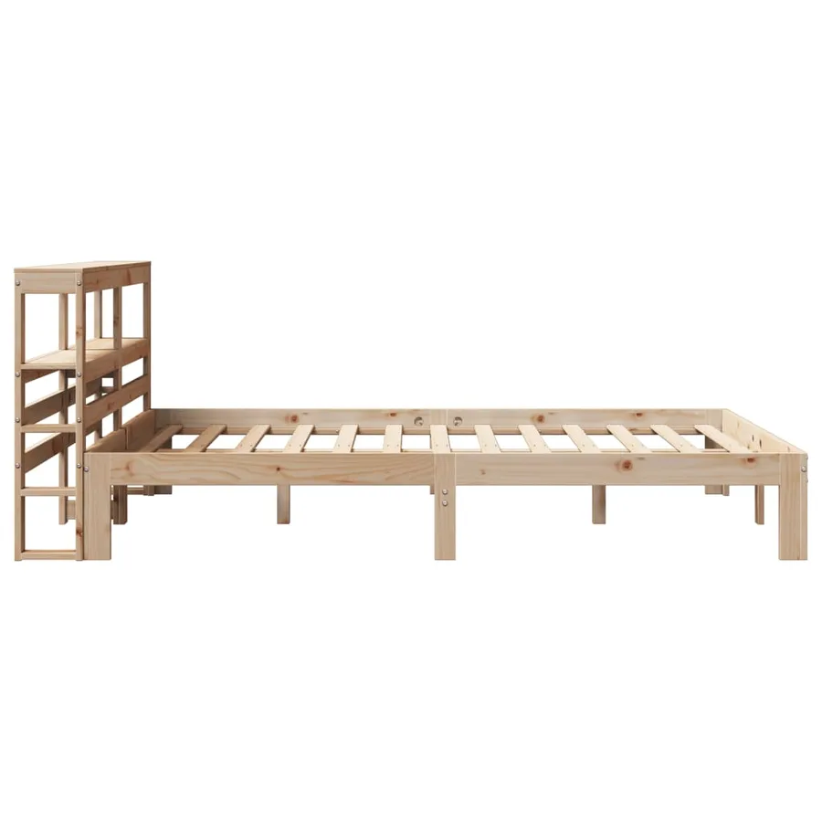 Cadre de lit avec tête de lit sans matelas 140x200 cm - 5