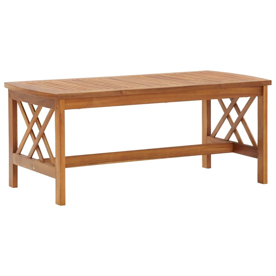 Salon de jardin 4 pcs Bois d'acacia solide - 3