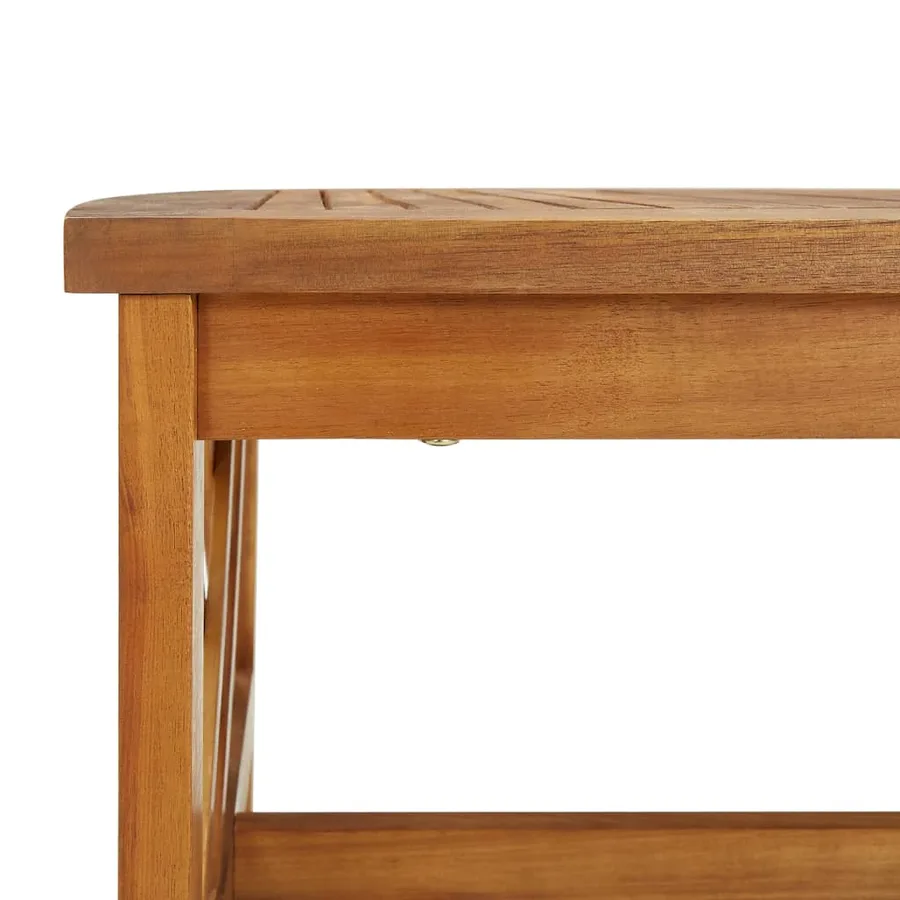 Salon de jardin 4 pcs Bois d'acacia solide - 7