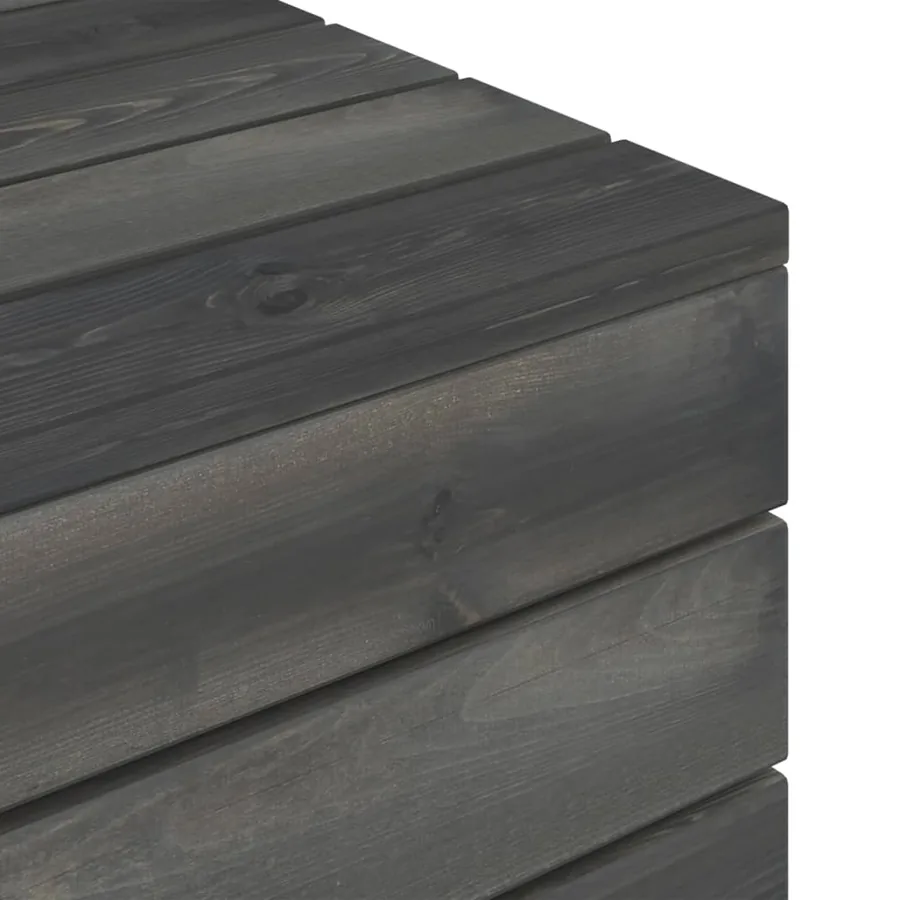 Salon palette de jardin 2 pcs avec coussins Bois de pin massif - 11