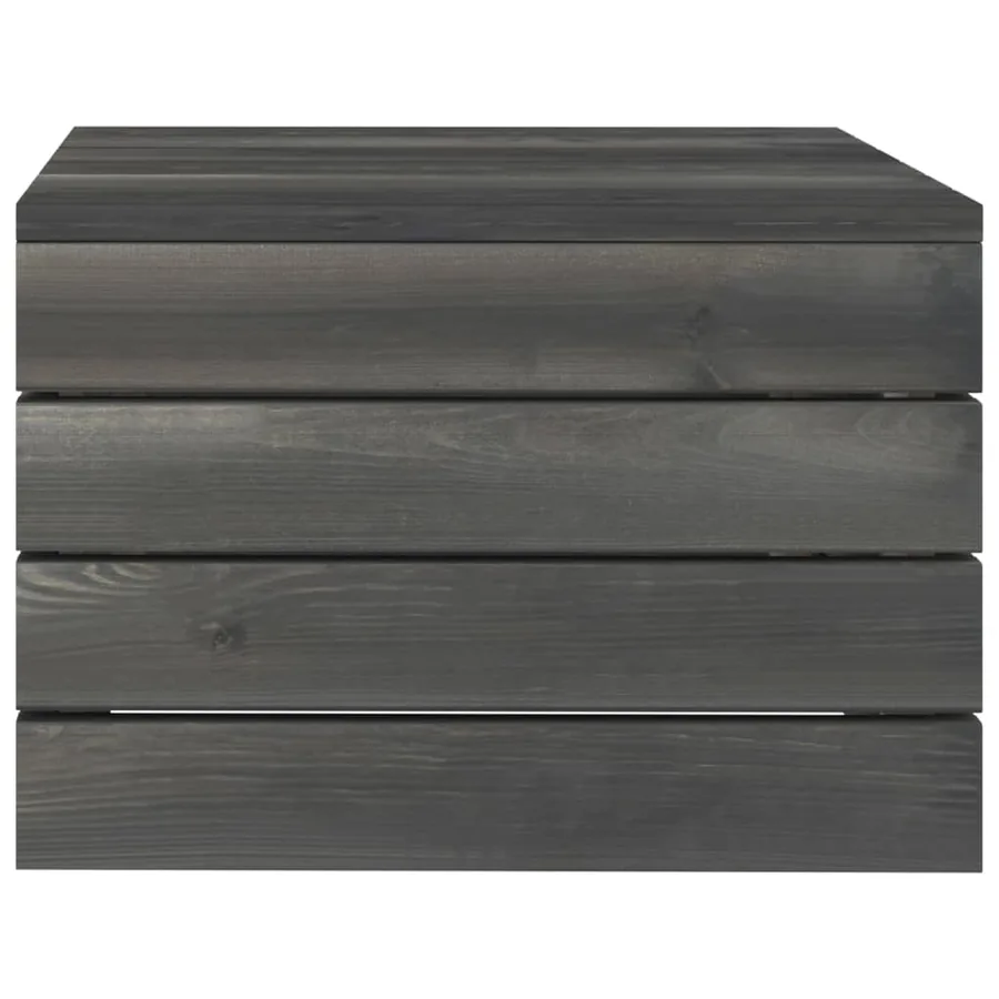 Salon palette de jardin 2 pcs avec coussins Bois de pin massif - 9