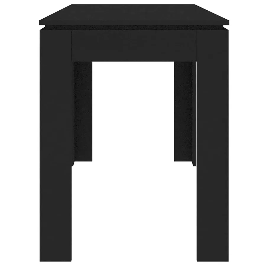 Table à manger Noir 120x60x76 cm Bois d'ingénierie - 5