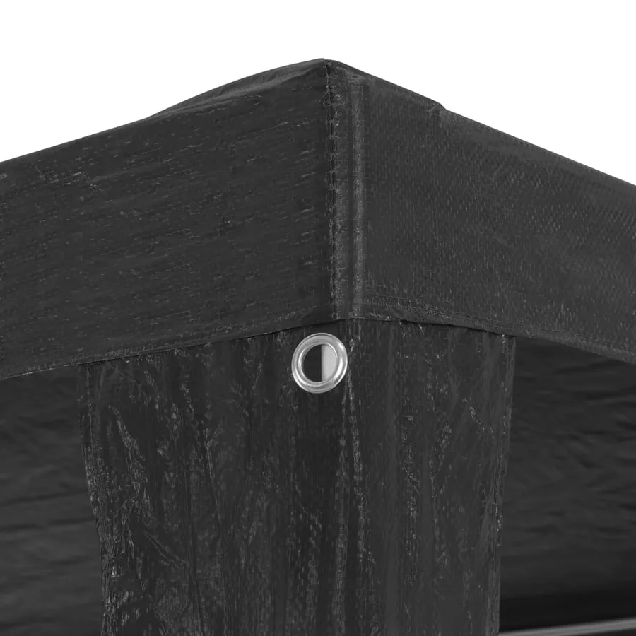 Tente de réception 3x4 m PE Anthracite - 4