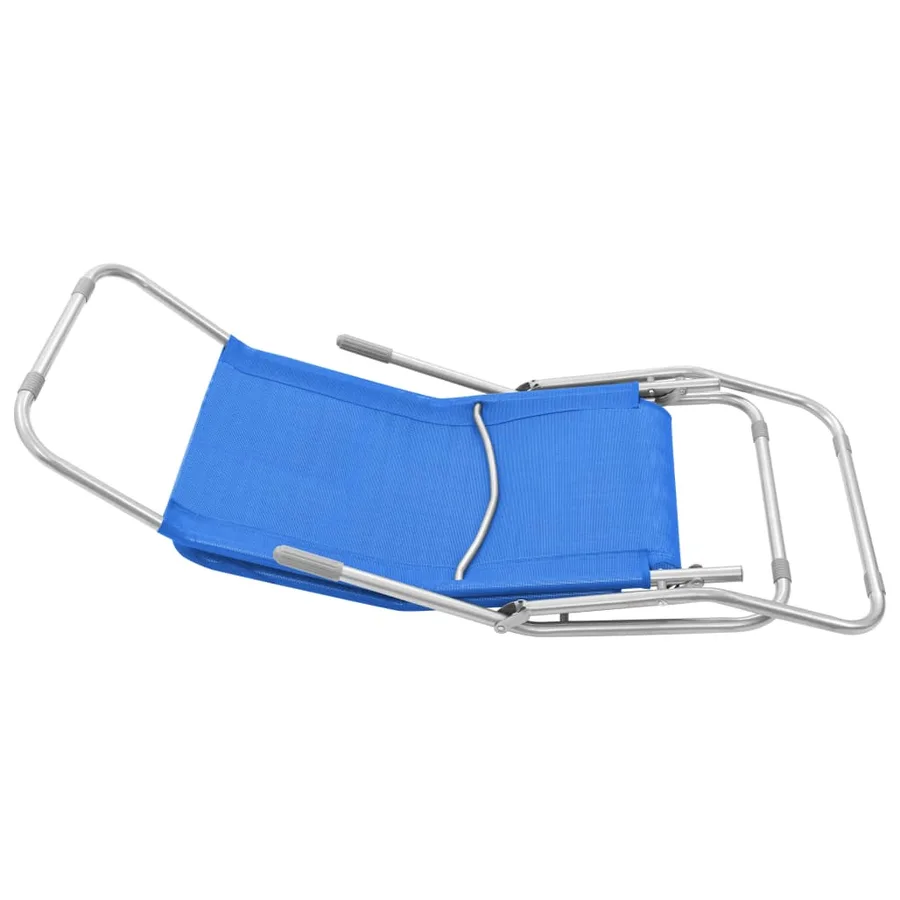 Chaises longues pliables lot de 2 Textilène Rouge - 26