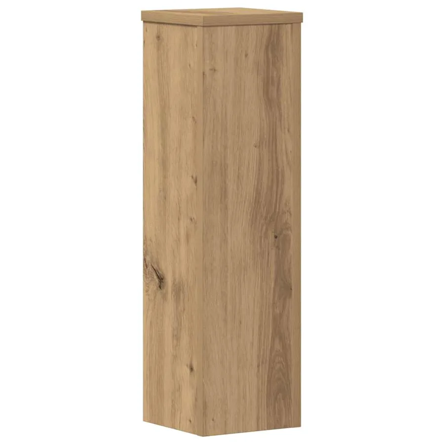 Supports pour plantes 2 pcs chêne artisanal bois d'ingénierie - 3