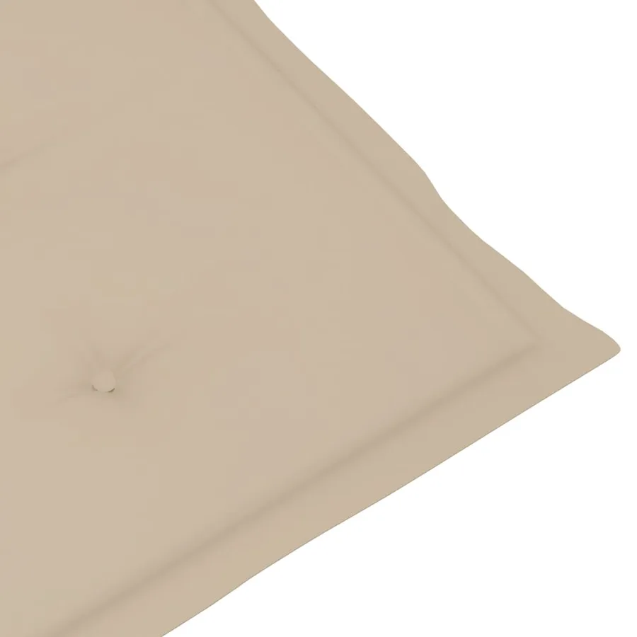 Chaise à bascule avec coussin bambou - 7