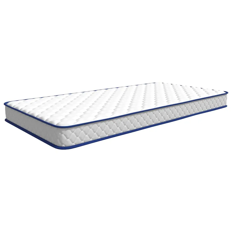Matelas en mousse à mémoire de forme blanc 100x200x17 cm doux - 3
