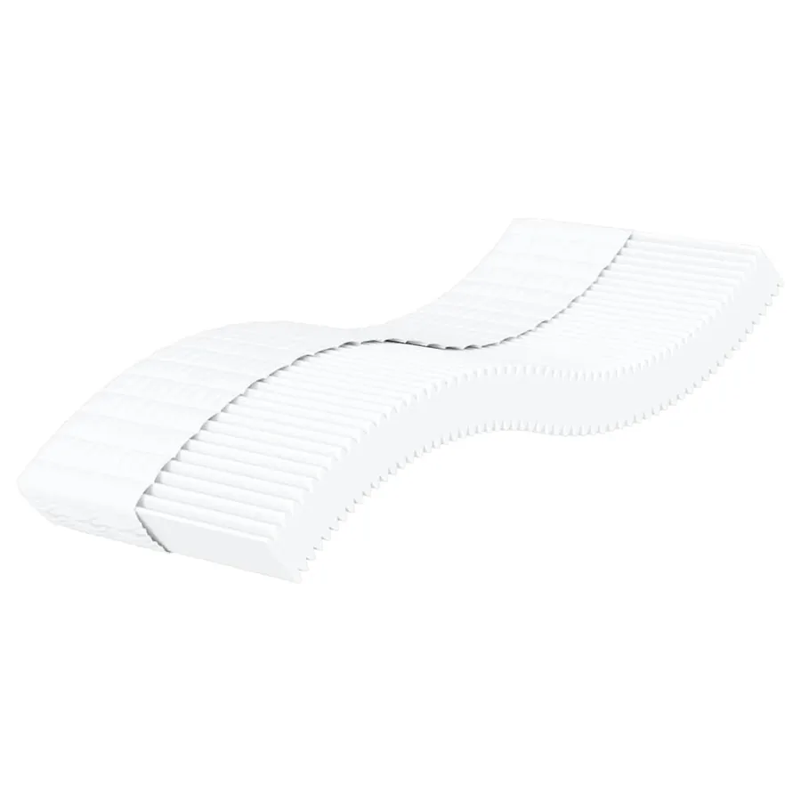 Matelas en mousse blanc 80x220 cm dureté H2 H3
