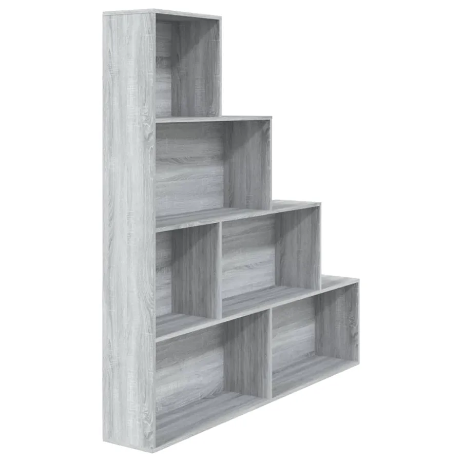 Armoire à livres Sonoma gris 155x24x160 cm - 2