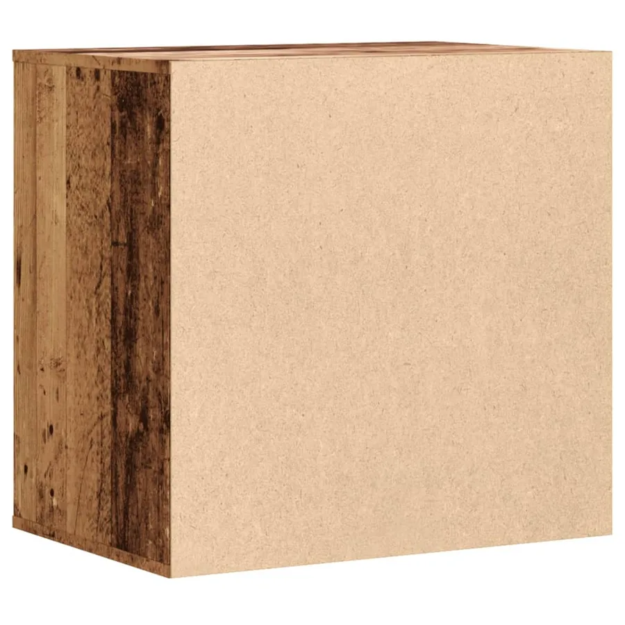 Commode d'angle vieux bois 60x41x58 cm bois d'ingénierie - 6