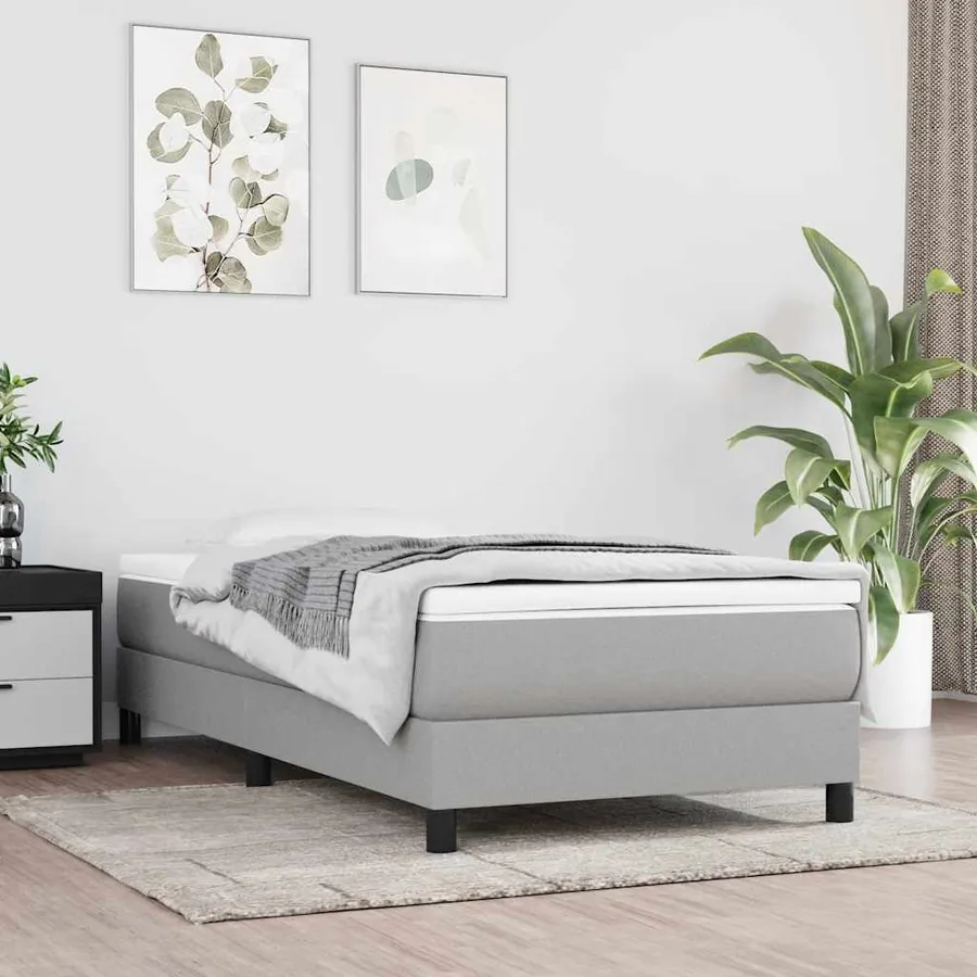 Matelas à ressorts ensachés pour enfants fermeté moyenne 80x160 cm tissu
