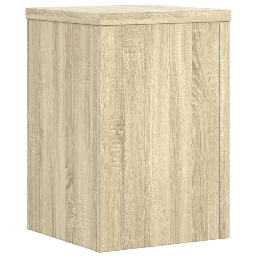 Supports pour plantes 2 pcs chêne sonoma bois d'ingénierie - 3