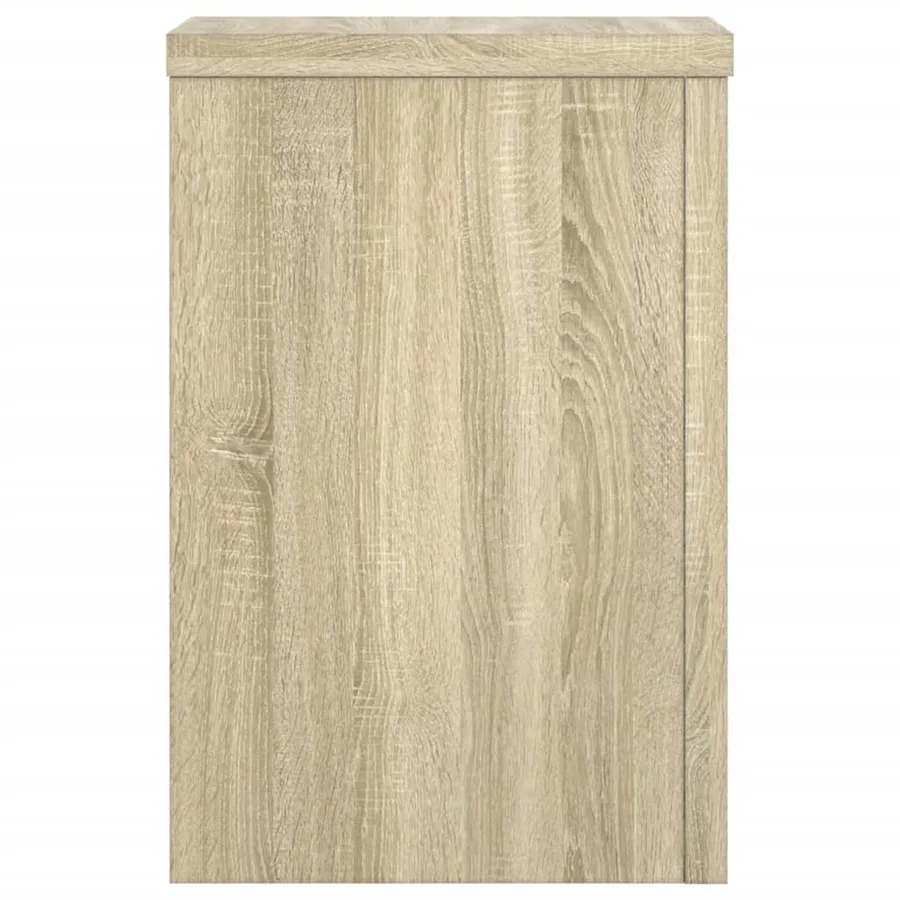 Supports pour plantes 2 pcs chêne sonoma bois d'ingénierie - 4