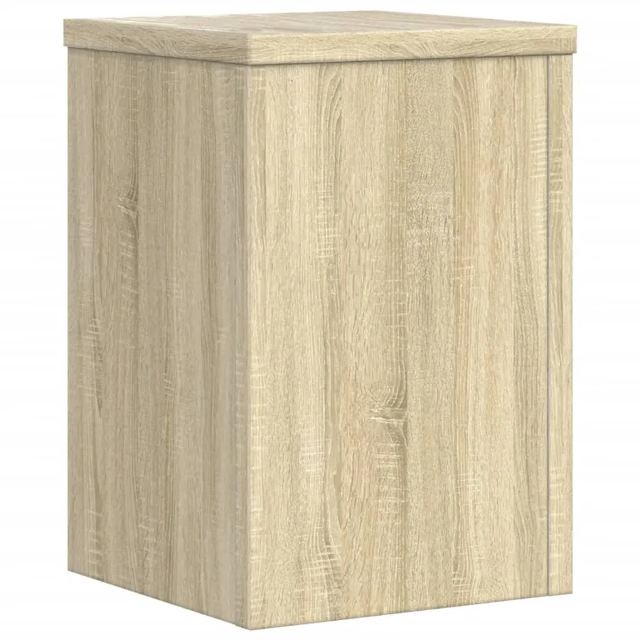 Supports pour plantes 2 pcs chêne sonoma bois d'ingénierie - 5