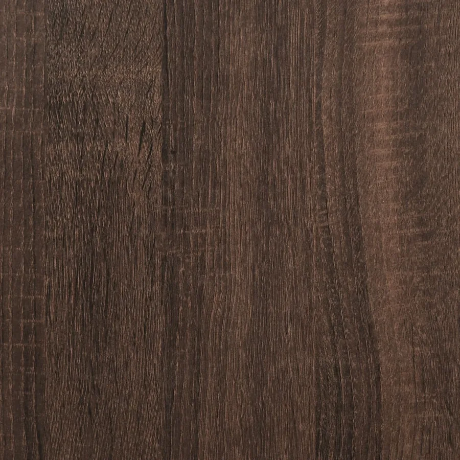 Table basse avec LED infini chêne marron 70x50x41 cm - 12