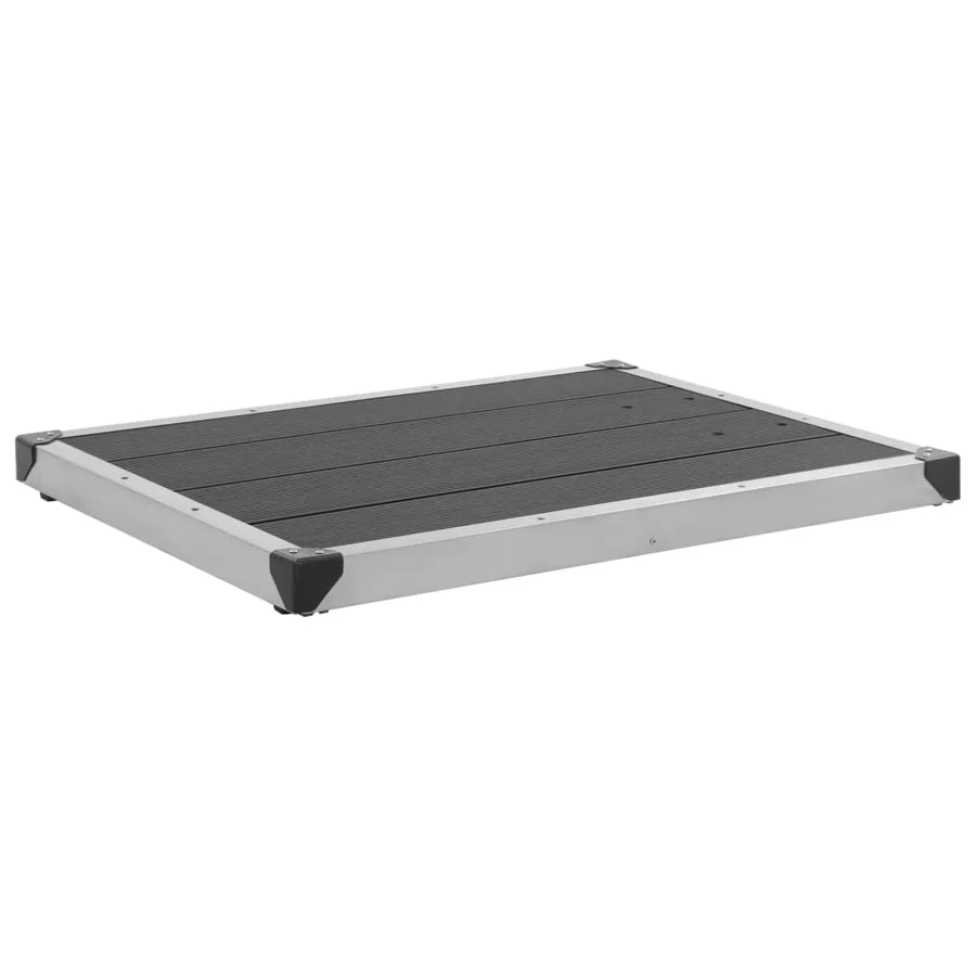 Douche de jardin avec base gris 220 cm Aluminium - 11