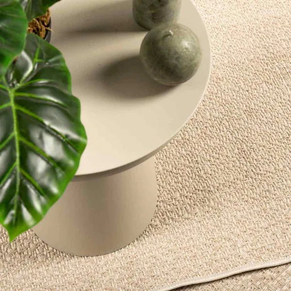 Tapis ZIZUR beige 140x200 cm aspect de jute intérieur extérieur