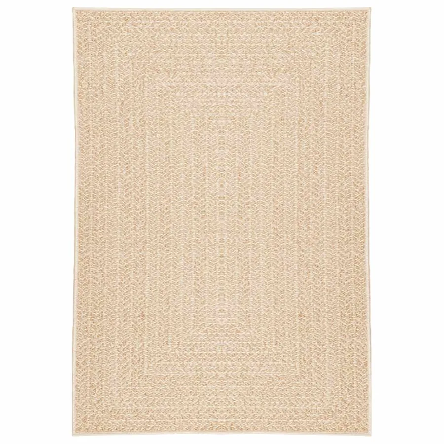 Tapis ZIZUR beige 140x200 cm aspect de jute intérieur extérieur - 2