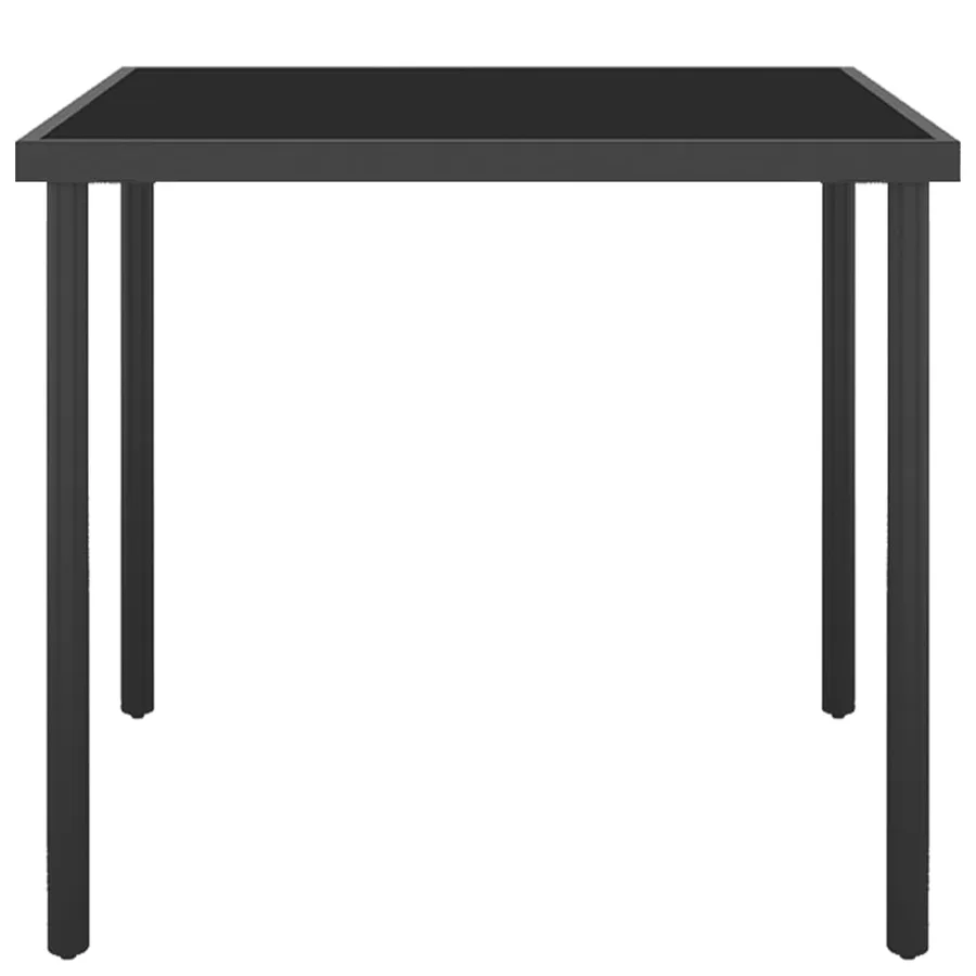 Ensemble de salle à manger d'extérieur 3 pcs Acier - 5