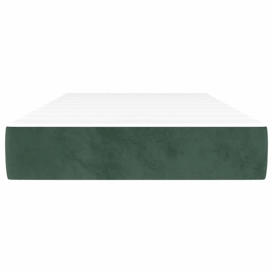 Matelas à ressorts ensachés 80 x 210 cm Vert foncé - 3
