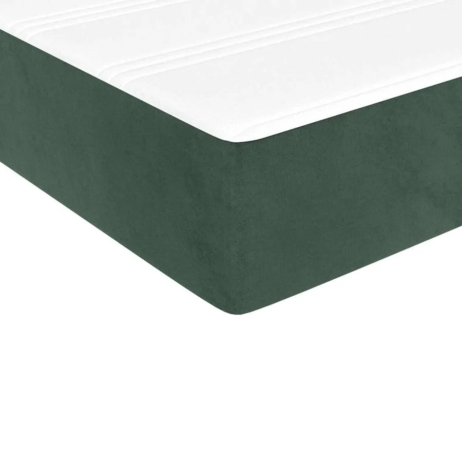 Matelas à ressorts ensachés 80 x 210 cm Vert foncé - 5