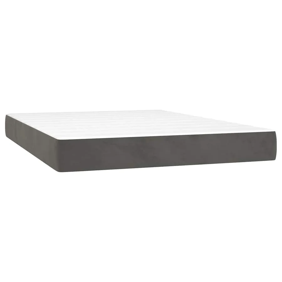Matelas à ressorts ensachés 120 x 210 cm Gris foncé - 2