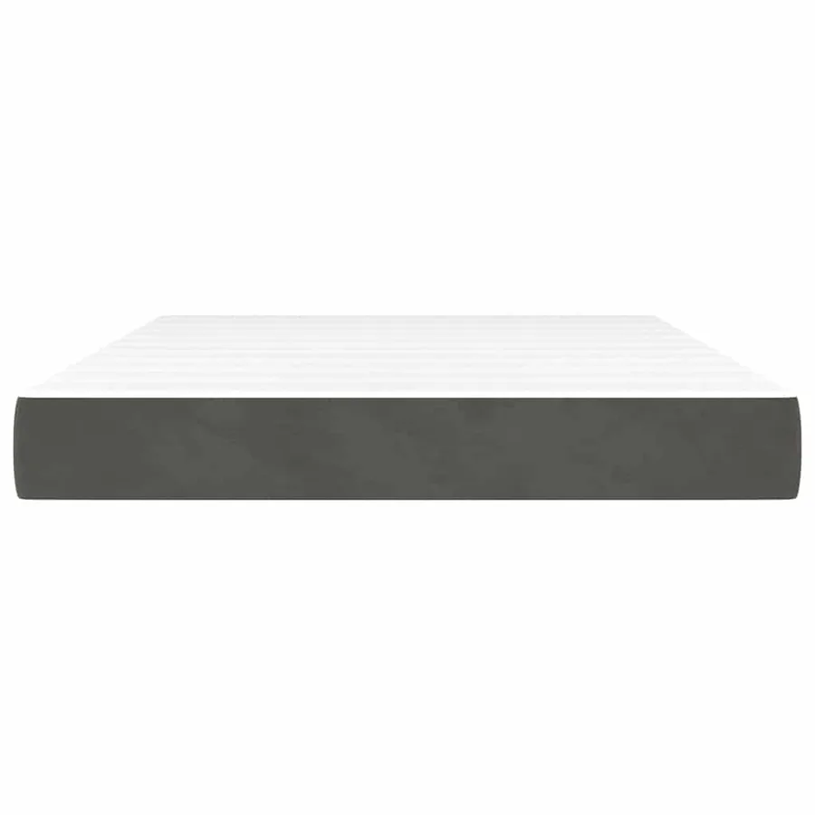 Matelas à ressorts ensachés 120 x 210 cm Gris foncé - 3