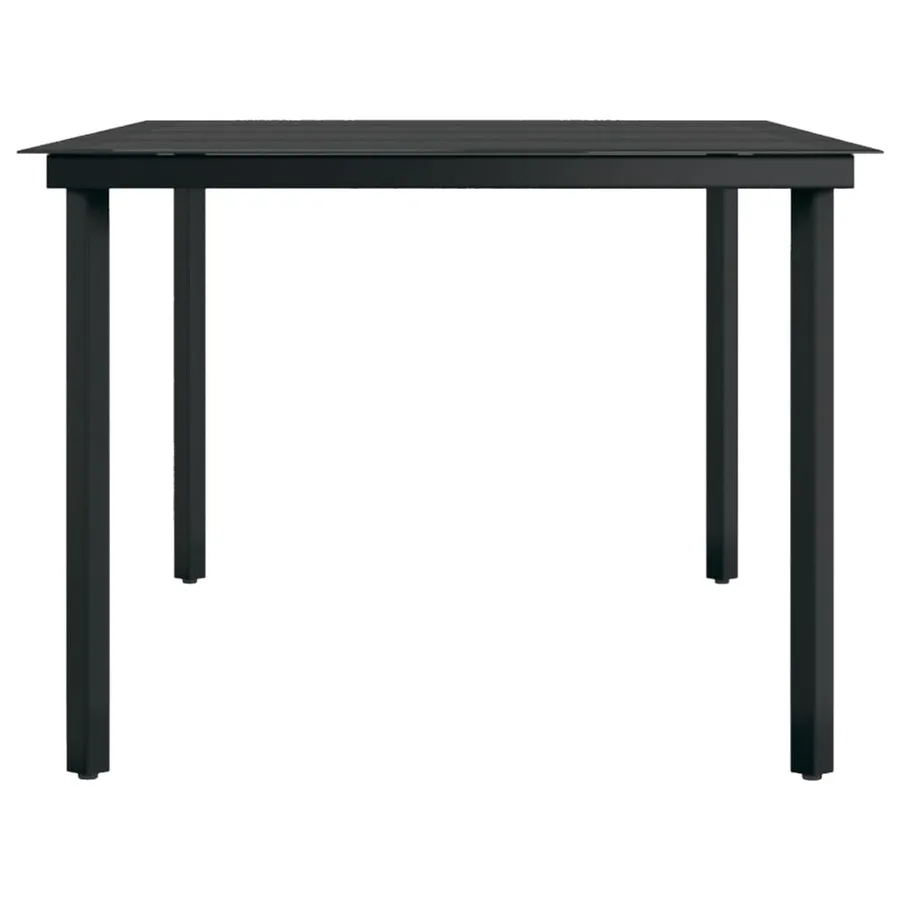 Ensemble à manger de jardin 7 pcs Noir - 7