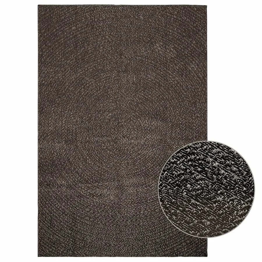 Tapis ZIZUR 140x200 cm aspect de jute intérieur extérieur - 2