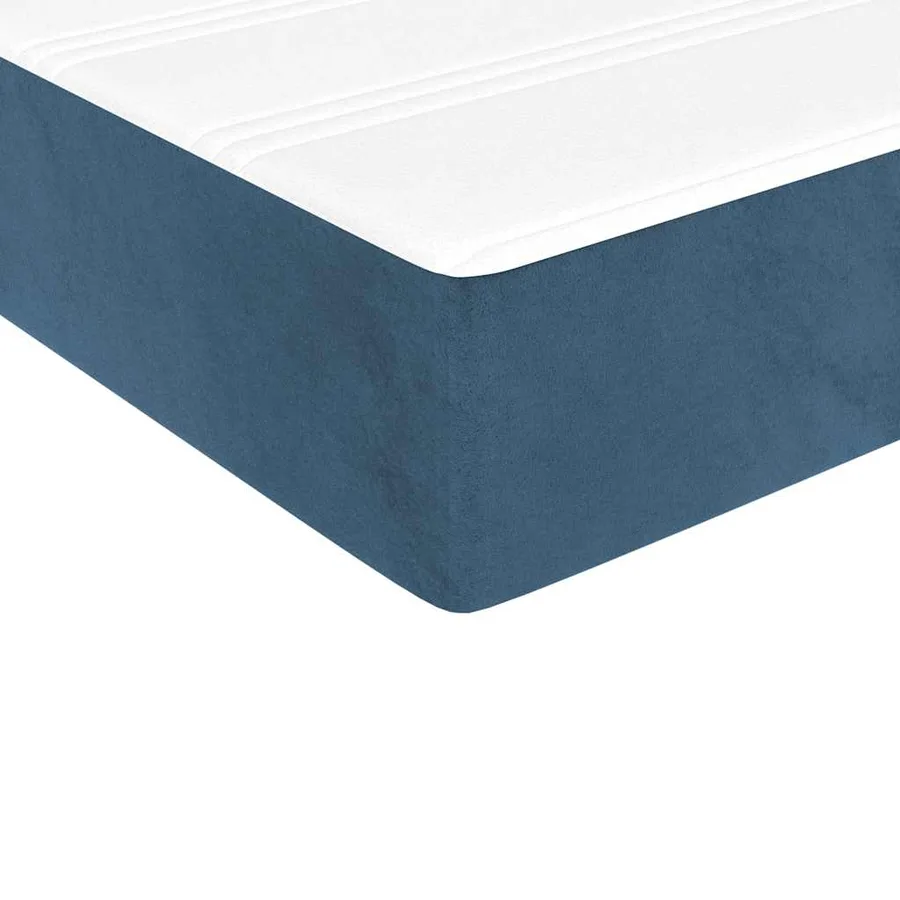 Matelas à ressorts ensachés 90 x 210 cm Bleu foncé - 5