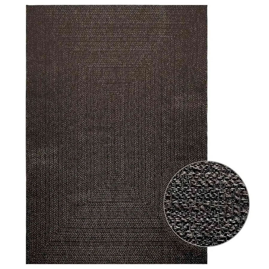 Tapis ZIZUR 160x230 cm aspect de jute intérieur extérieur