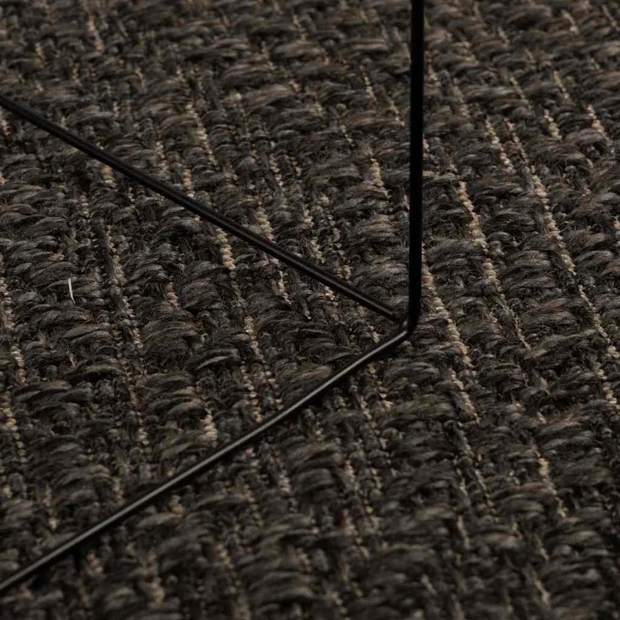 Tapis ZIZUR 160x230 cm aspect de jute intérieur extérieur - 4