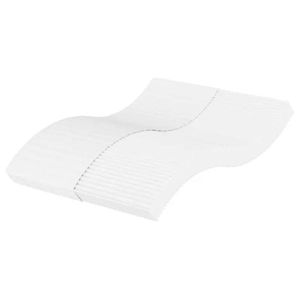 Matelas en mousse blanc 120x210 cm dureté H2 H3