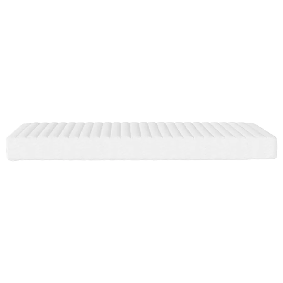 Matelas en mousse blanc 120x210 cm dureté H2 H3 - 4