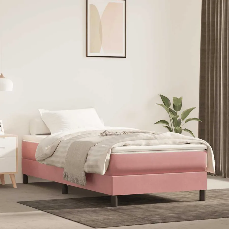 Matelas à ressorts ensachés 100 x 210 cm Rose