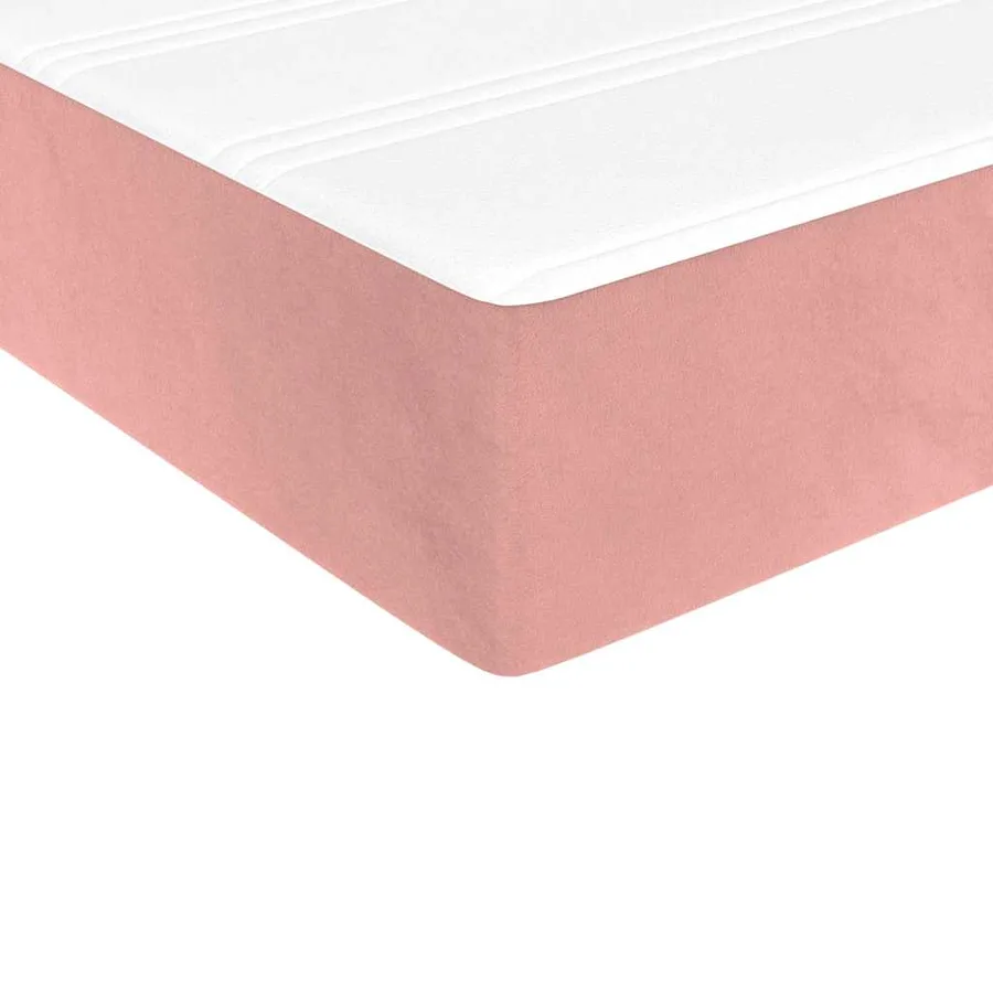 Matelas à ressorts ensachés 100 x 210 cm Rose - 5