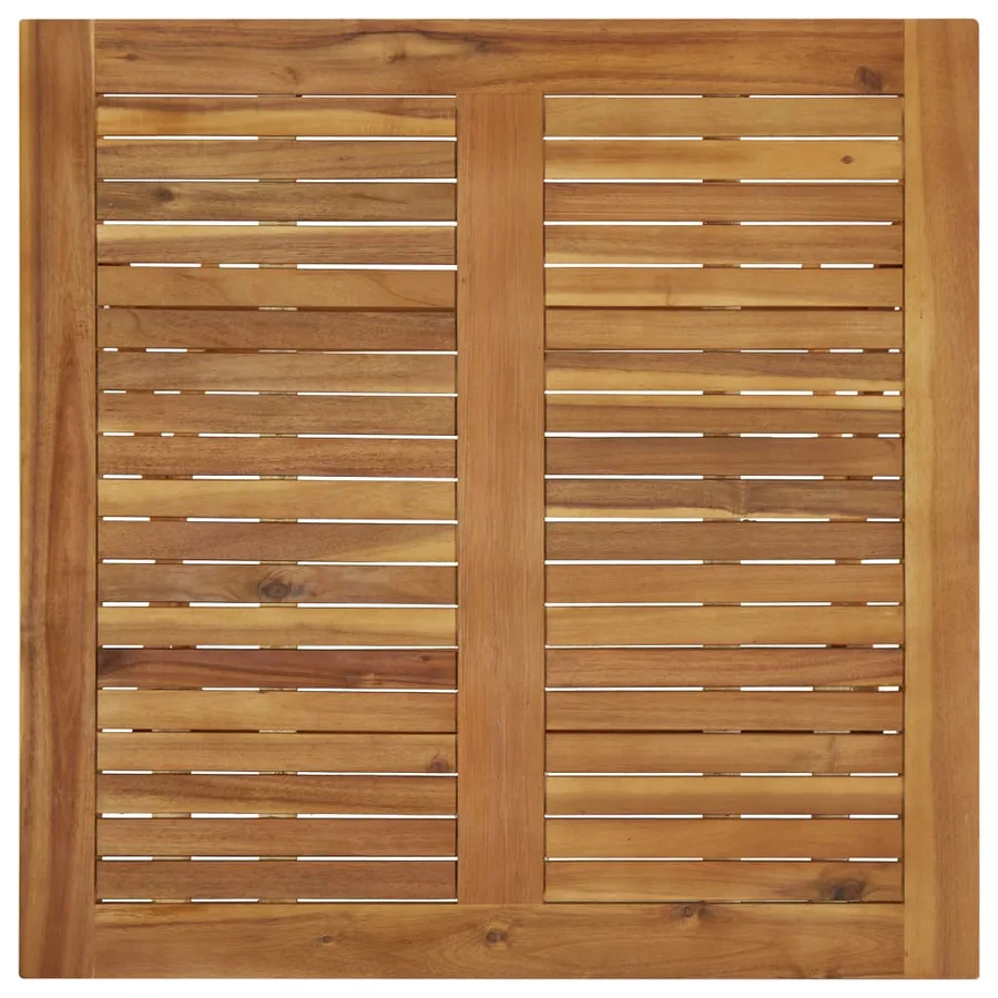 Table pliable de jardin 90x90x75 cm Bois d'acacia massif - 6