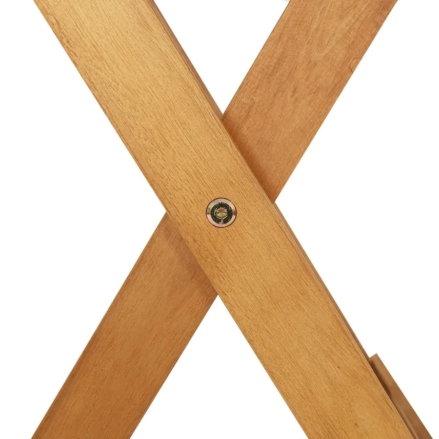 Table pliable de jardin 90x90x75 cm Bois d'acacia massif - 7