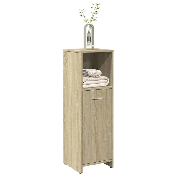 Armoire de salle de bain Chêne sonoma 30x30x95 cm Aggloméré