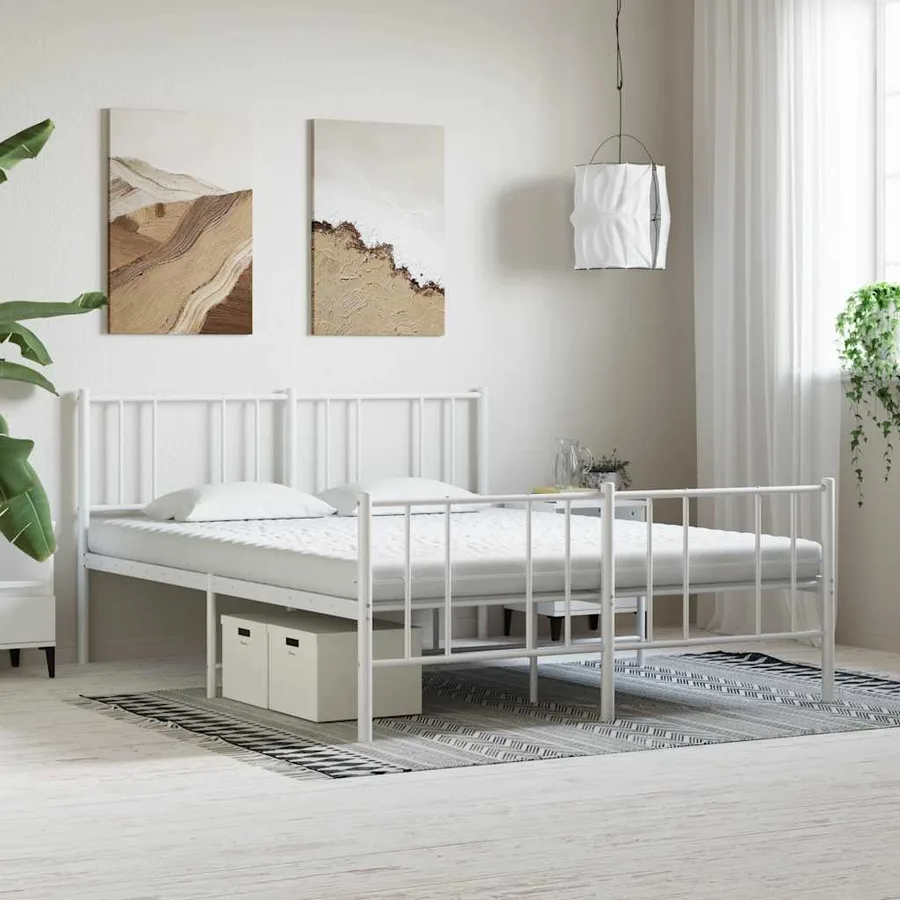 Matelas en mousse blanc 180x210 cm 7 zones dureté 20 ILD - 2