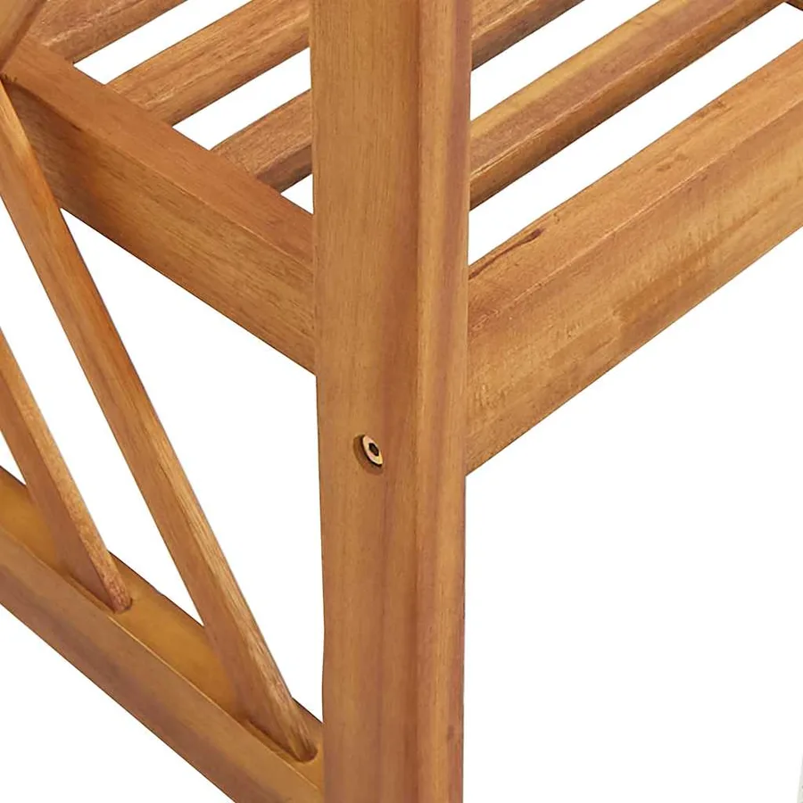 Garden Bench 119 cm Solid Acacia Wood - 5