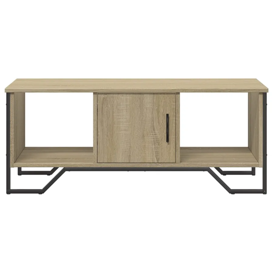 Table basse chêne sonoma 100x51x40 cm bois d'ingénierie - 5
