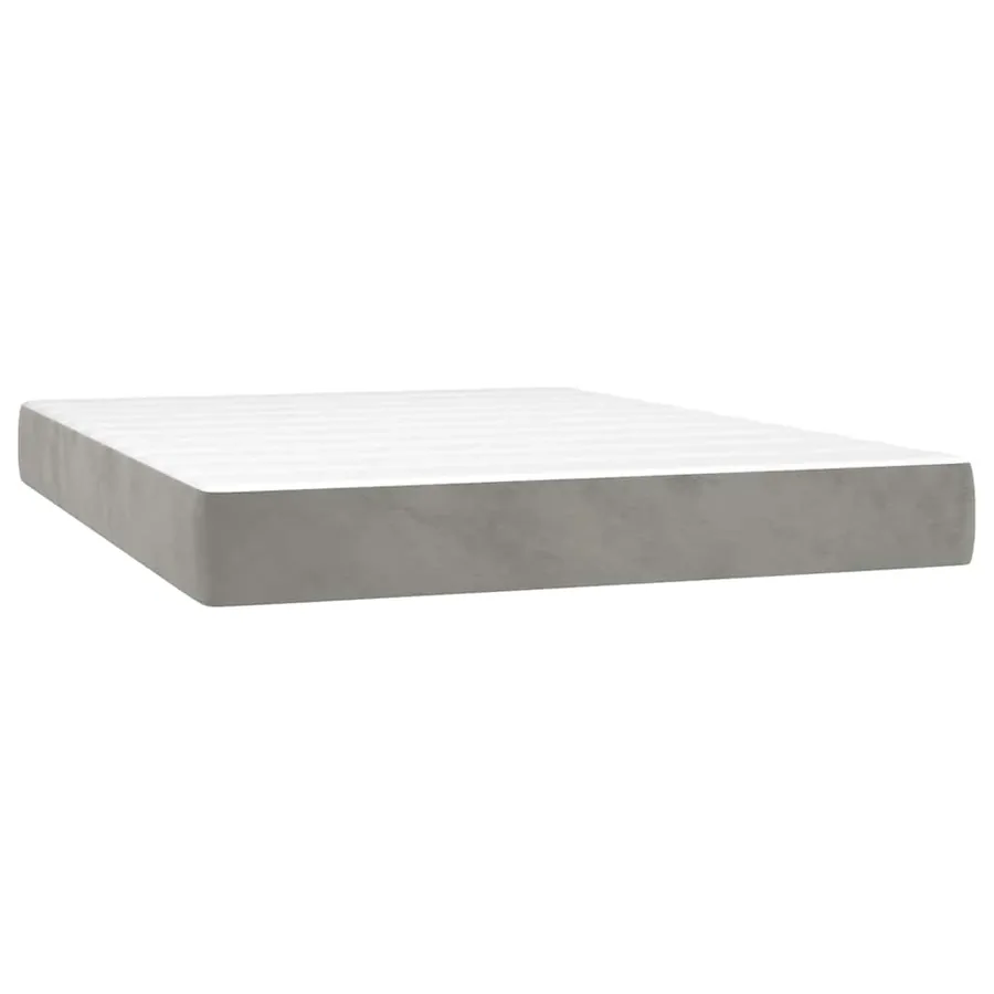 Matelas à ressorts ensachés 140 x 210 cm Gris clair - 2