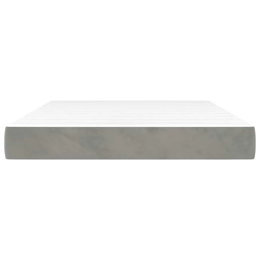 Matelas à ressorts ensachés 140 x 210 cm Gris clair - 3