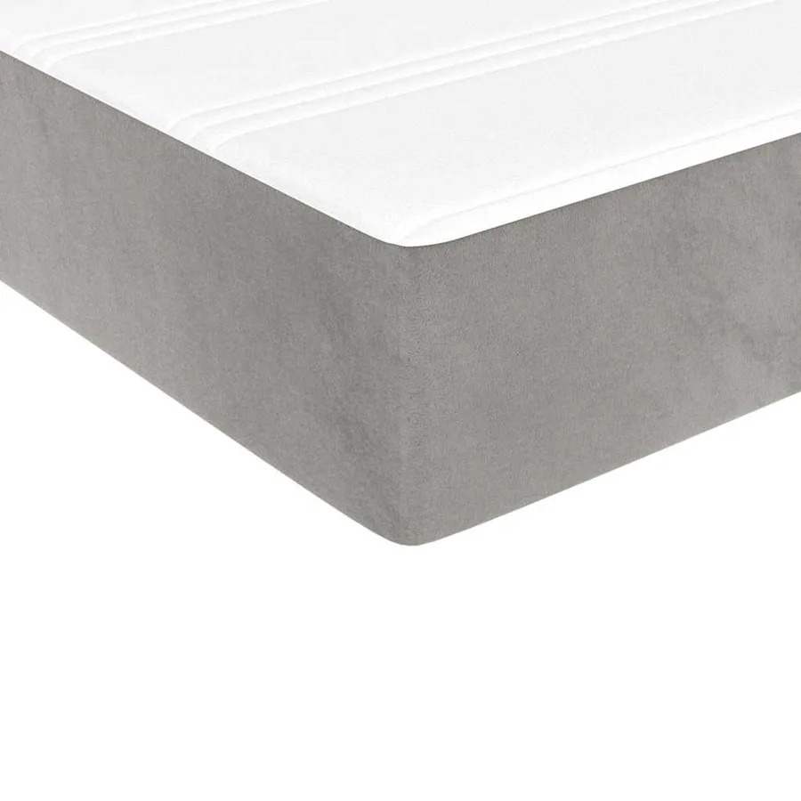 Matelas à ressorts ensachés 140 x 210 cm Gris clair - 5