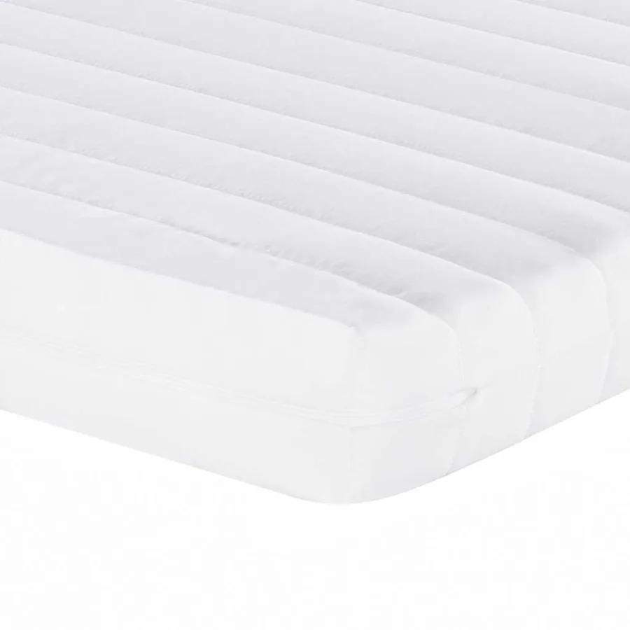 Matelas en mousse blanc 140x210 cm 7 zones dureté 20 ILD - 7