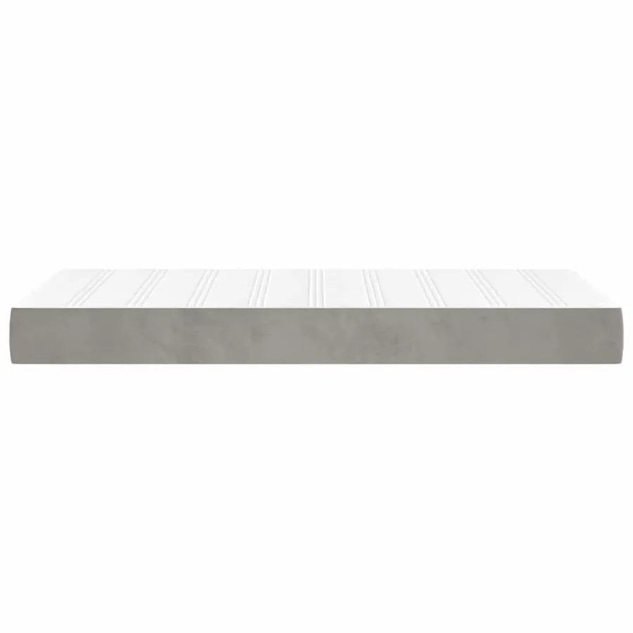 Matelas à ressorts ensachés 80 x 220 cm Gris clair - 4