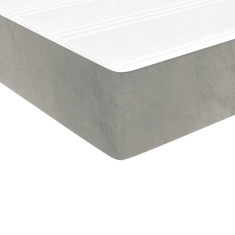 Matelas à ressorts ensachés 80 x 220 cm Gris clair - 5